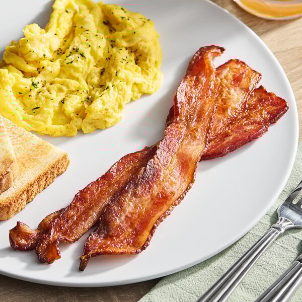 Tender Belly 9-11 Count Applewood Double Smoked Sliced Bacon 15 lb.