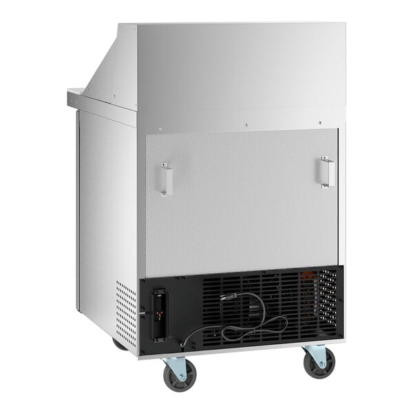 MainStreet Equipment 27" Mega Top 1 Door Refrigerated Sandwich Prep Table