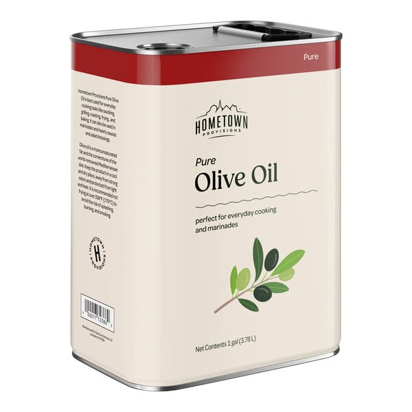 Hometown Provisions 100% Pure Olive Oil 1 Gallon - 4/Case