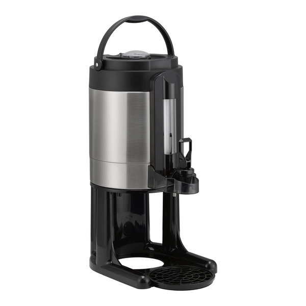 Service Ideas Universal GIU1GV2 1 Gallon Brushed Stainless Steel Thermal Coffee Server with Stand