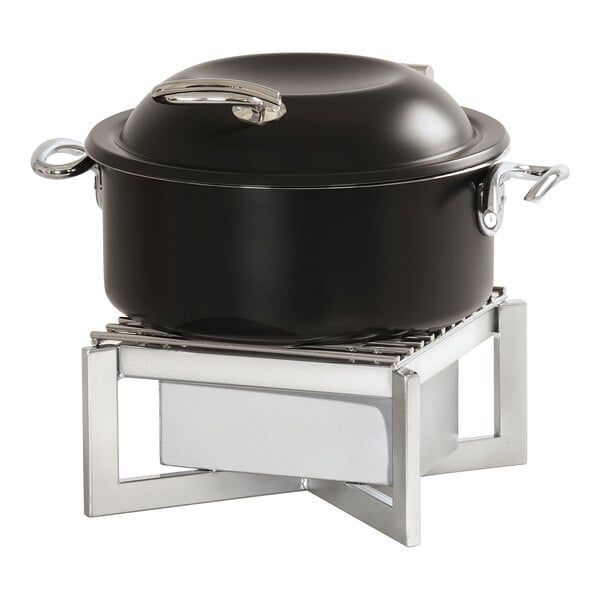 Cal-Mil Milo 11" x 11" x 5 1/2" Chrome Chafer Alternative 23803-49
