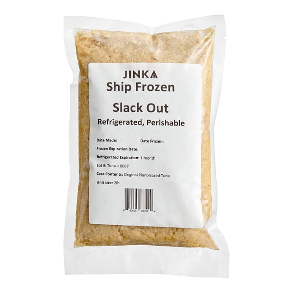 Jinka Plant-Based Vegan Original Tuna 2 lb. - 4/Case
