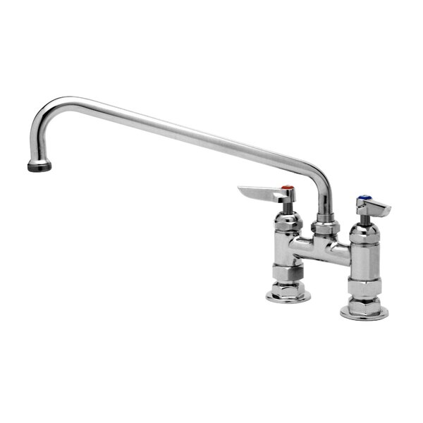 T&S B-0227-CR Deck Mount Faucet with 4