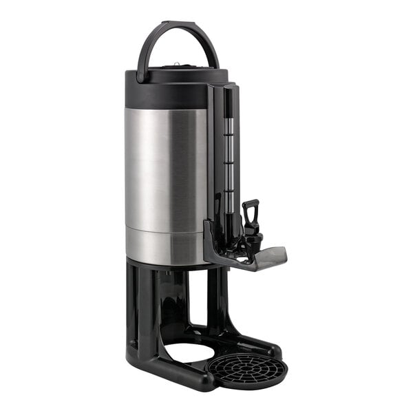 Service Ideas Universal GIU15GV2 1.5 Gallon Brushed Stainless Steel Thermal Coffee Server with Stand