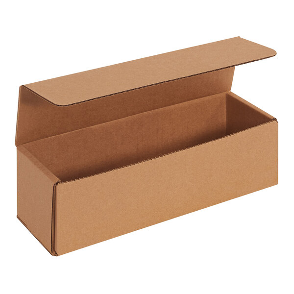 Lavex 10" x 3" x 3" Kraft Tuck Top Corrugated Mailer - 50/Case