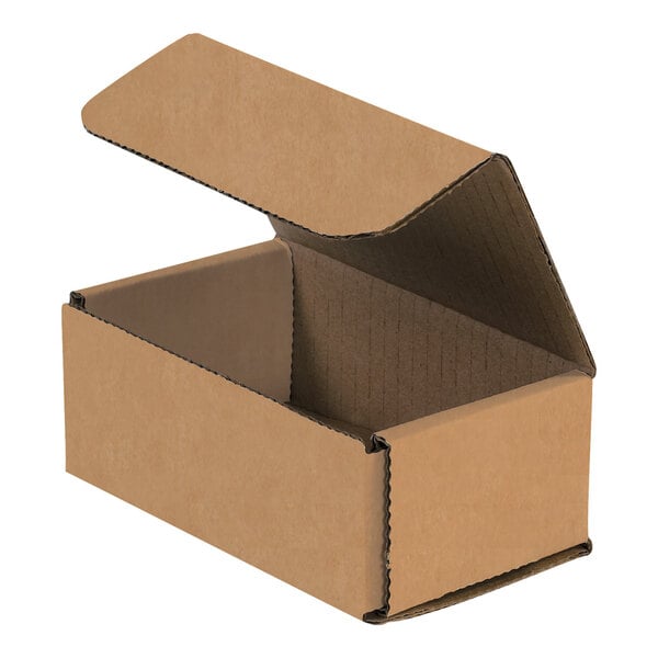 Lavex 5" x 3" x 2" Kraft Tuck Top Corrugated Mailer - 50/Case