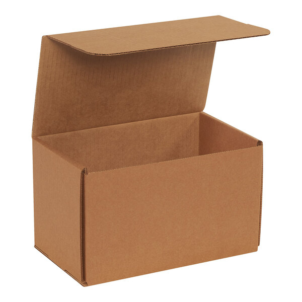 Lavex 10" x 6" x 6" Kraft Tuck Top Corrugated Mailer - 50/Case