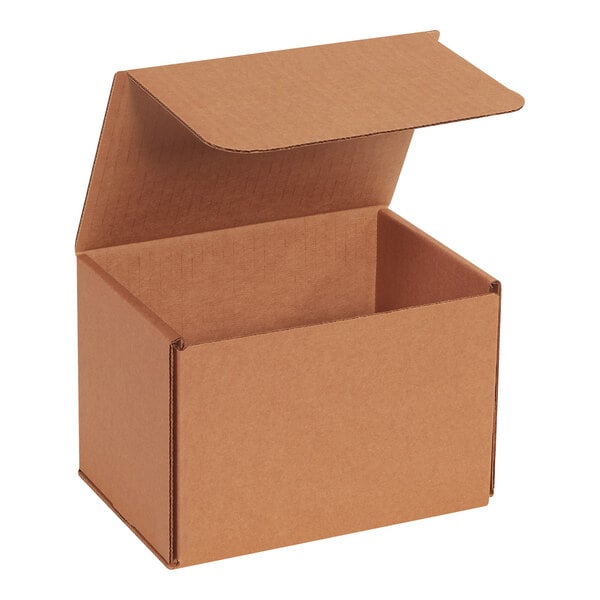 Lavex 7" x 5" x 5" Kraft Tuck Top Corrugated Mailer - 50/Case