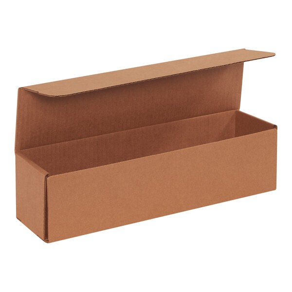 Lavex 13 1/2" x 3 1/2" x 3 1/2" Kraft Tuck Top Corrugated Mailer - 50/Case