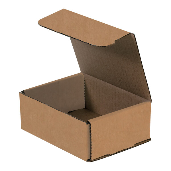 Lavex 5" x 4" x 2" Kraft Tuck Top Corrugated Mailer - 50/Case
