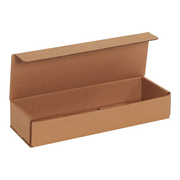 Lavex 12" x 4" x 2" Kraft Tuck Top Corrugated Mailer - 50/Case
