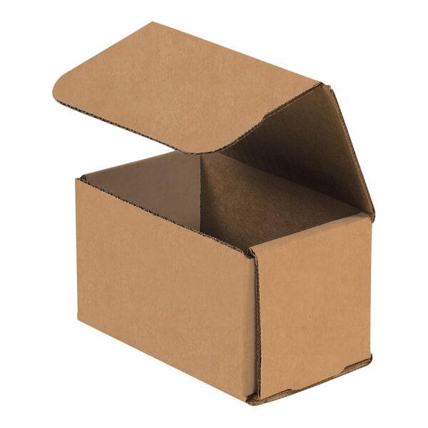 Lavex 5" x 3" x 3" Kraft Tuck Top Corrugated Mailer - 50/Case