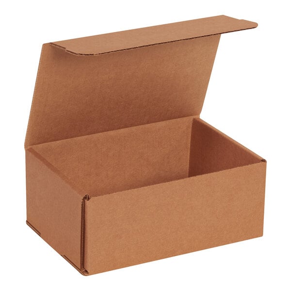 Lavex 7" x 6" x 3" Kraft Tuck Top Corrugated Mailer - 50/Case