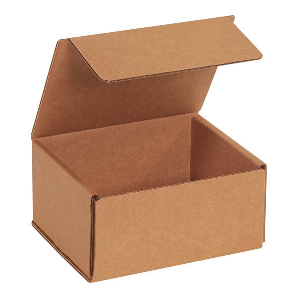 Lavex 6" x 5" x 3" Kraft Tuck Top Corrugated Mailer - 50/Case