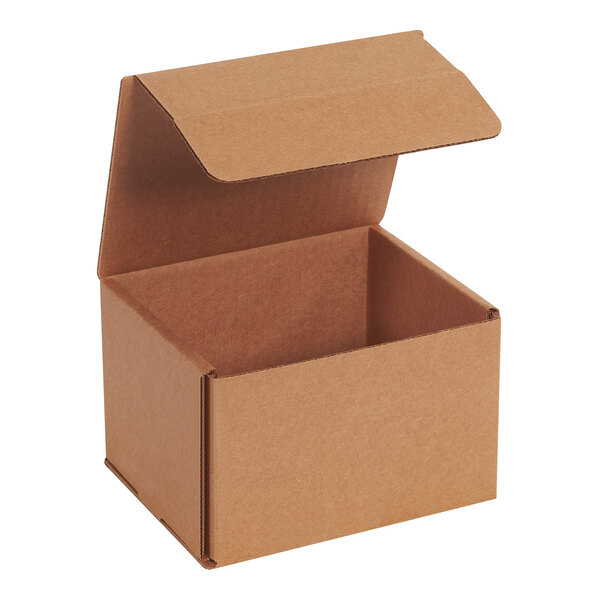 Lavex 6" x 5" x 4" Kraft Tuck Top Corrugated Mailer - 50/Case