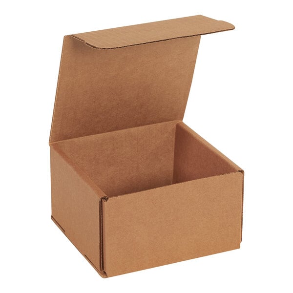 Lavex 5" x 5" x 3" Kraft Tuck Top Corrugated Mailer - 50/Case