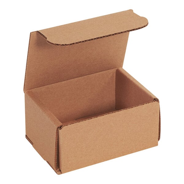 Lavex 4" x 3" x 2" Kraft Tuck Top Corrugated Mailer - 50/Case