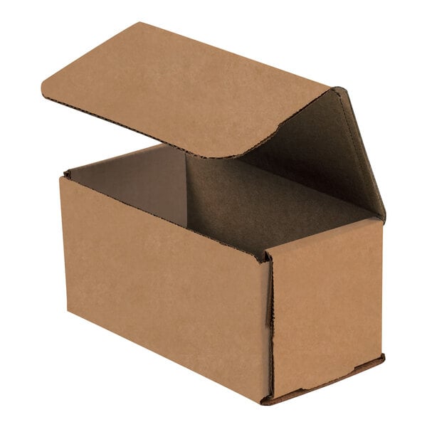Lavex 6" x 3" x 3" Kraft Tuck Top Corrugated Mailer - 50/Case