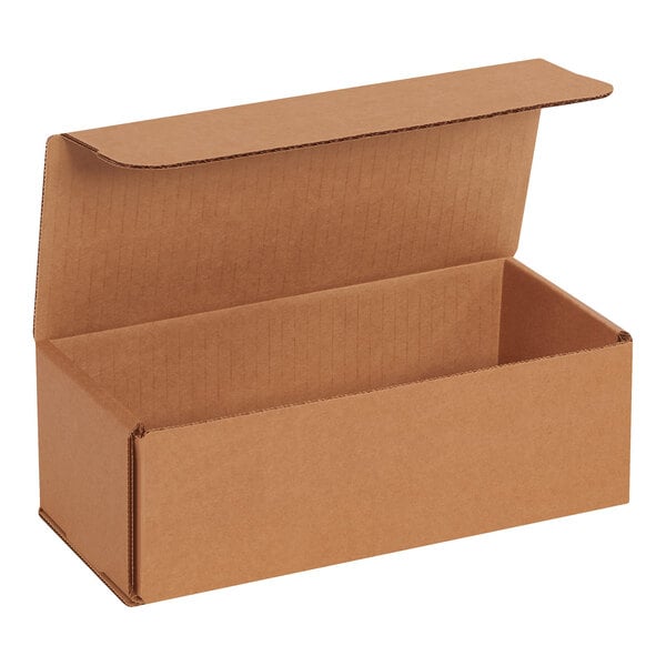Lavex 9" x 4" x 3" Kraft Tuck Top Corrugated Mailer - 50/Case