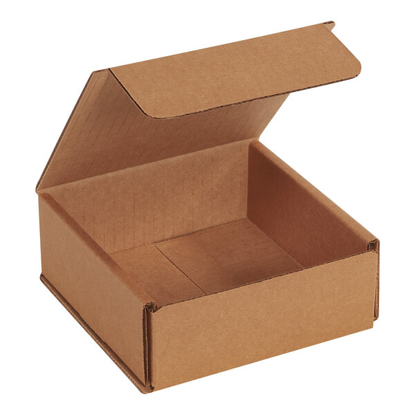 Lavex 5" x 5" x 2" Kraft Tuck Top Corrugated Mailer - 50/Case