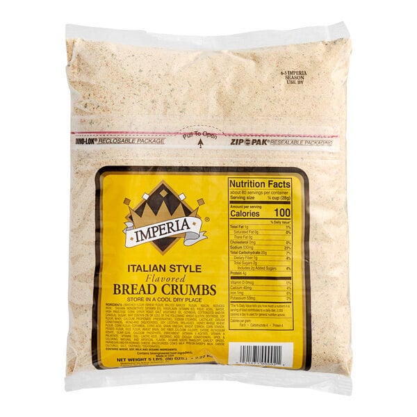 Imperia Italian-Style Seasoned Bread Crumbs 5 lb.