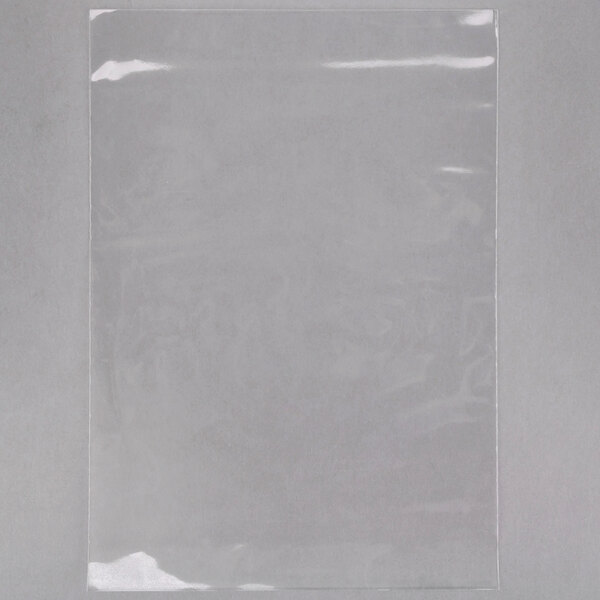 A clear plastic LK Packaging food bag.