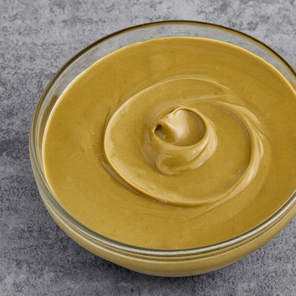 A pail of Vor pistachio cream.