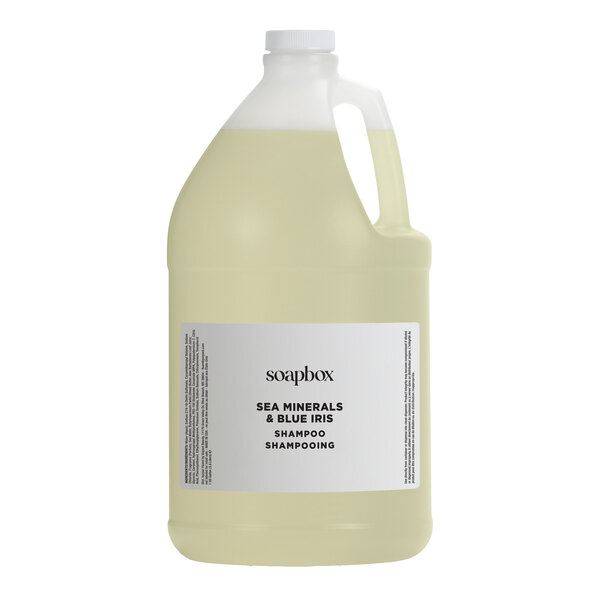 Soapbox 1 Gallon Sea Minerials and Blue Iris Shampoo - 4/Case