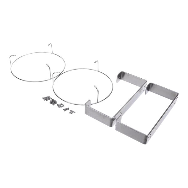 A Bunn metal galley kit with wire holders.