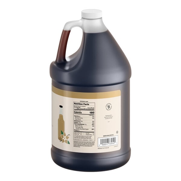 Hometown Provisions Dark Vanilla Syrup 1 Gallon - 4/Case