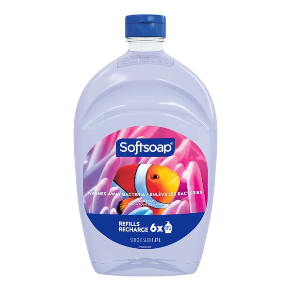 Softsoap CPC45993 50 oz. Fresh Scent Liquid Hand Soap Refill - 6/Case