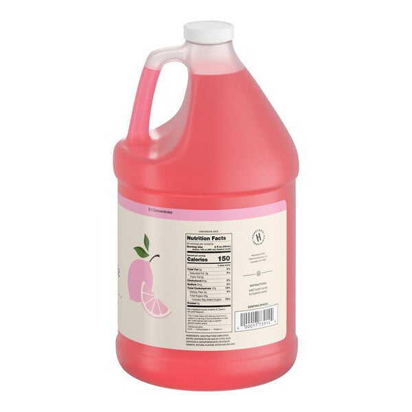 Hometown Provisions Pink Lemonade Beverage 5:1 Concentrate 1 Gallon - 4/Case