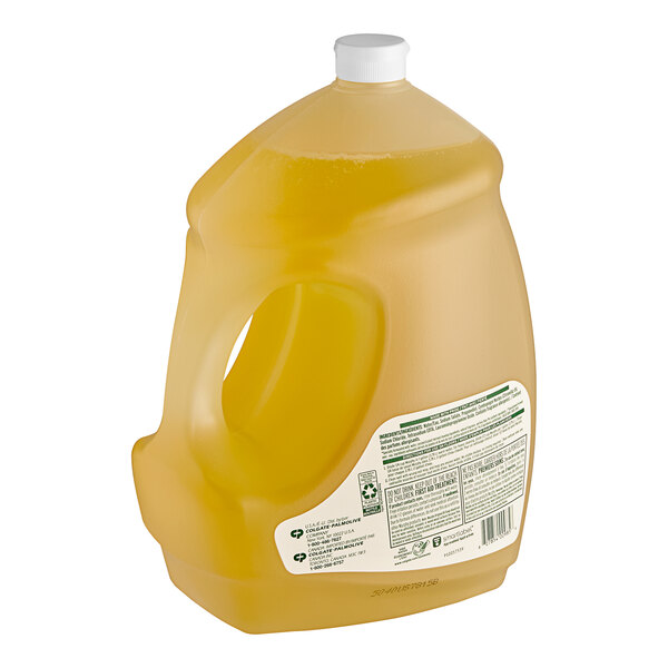 A plastic jug of yellow Murphy Oil Soap with a white cap.