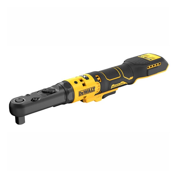 A yellow and black DeWalt DCF510B wrench.