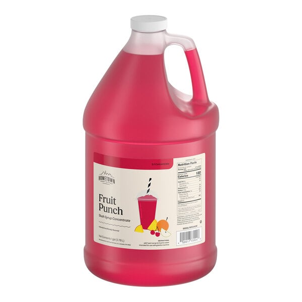 Hometown Provisions Fruit Punch Slushy 5:1 Concentrate 1 Gallon