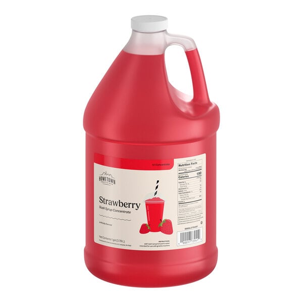 Hometown Provisions Strawberry Slushy 5:1 Concentrate 1 Gallon