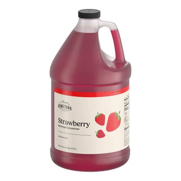 Hometown Provisions Strawberry Beverage 5:1 Concentrate 1 Gallon