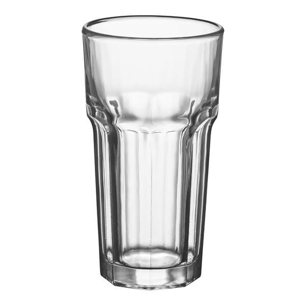 An Acopa Memphis highball glass on a white background.