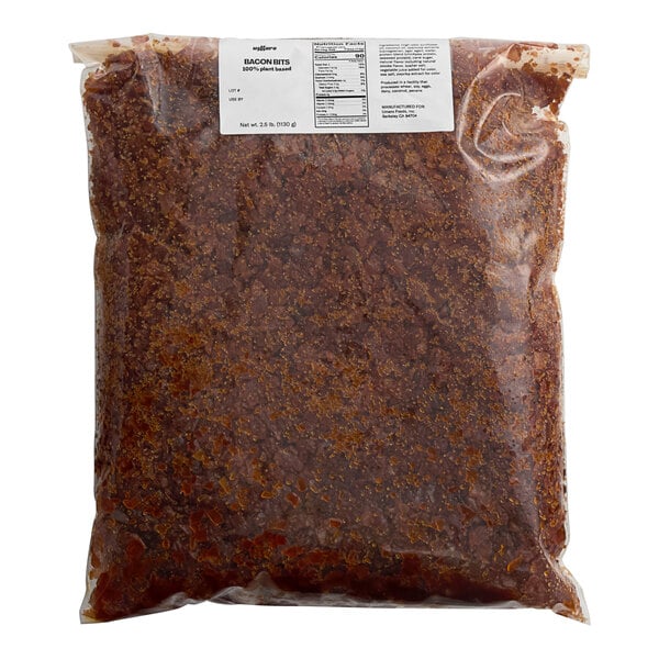 A case of Umaro Plant-Based Vegan Bacon Bits on a white background.