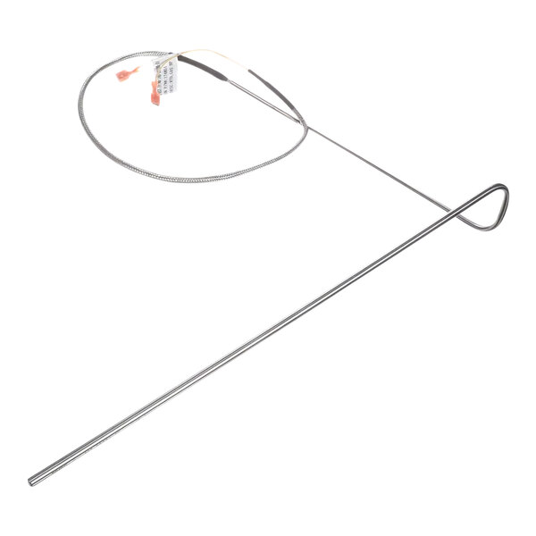 A metal rod with a cable attached to it.