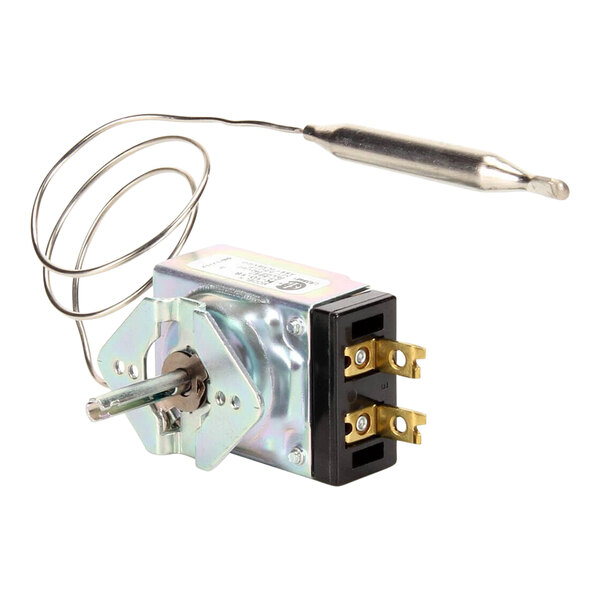 A Star thermostat with a wire attached to it.