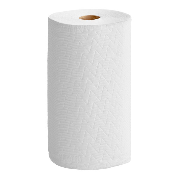 A white roll of Viva Multi-Surface paper towels.