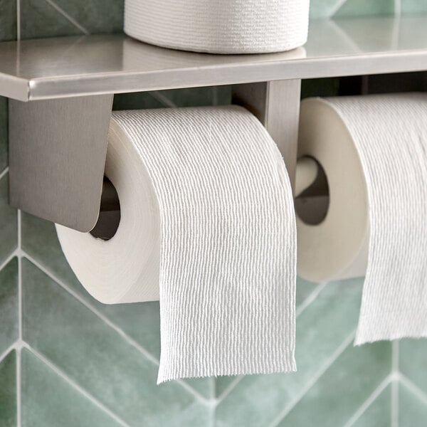Scott® Rapid-Dissolving 3 11/16" x 4" 231-Sheet 1-Ply Double Toilet Tissue Roll - 48/Case