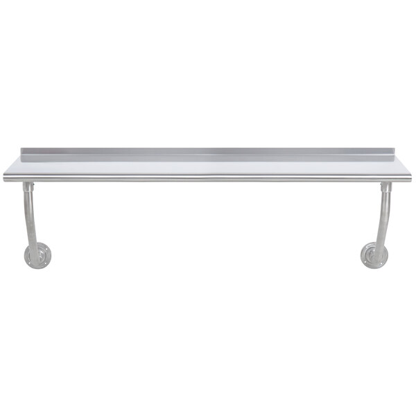 Advance Tabco FSSW246 24" x 72" Stainless Steel Wall Mounted Table