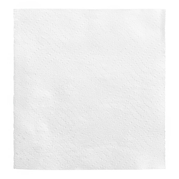 A white toilet tissue roll with dots.