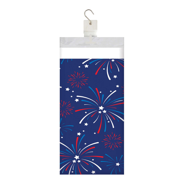 Creative Converting 54" x 96" Patriotic Lady Liberty Paper Tablecloth - 12/Case