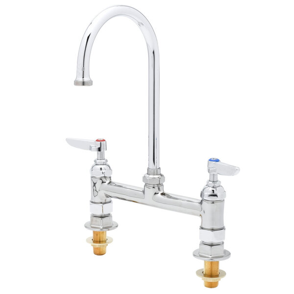 T&S B-0321-NPL Deck Mount Faucet with 8