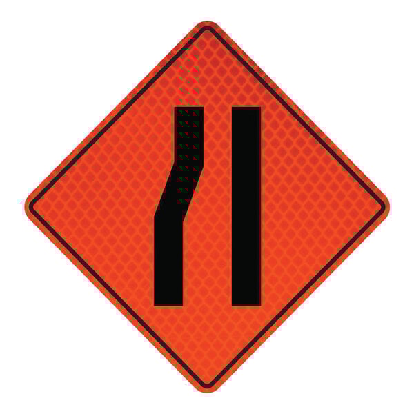 a black and orange rectangle with a black background
