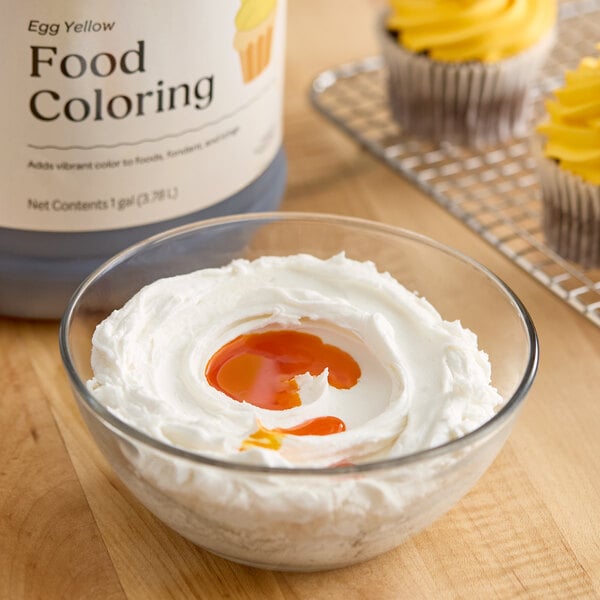 Hometown Provisions Egg Yellow Food Coloring 1 Gallon - 4/Case