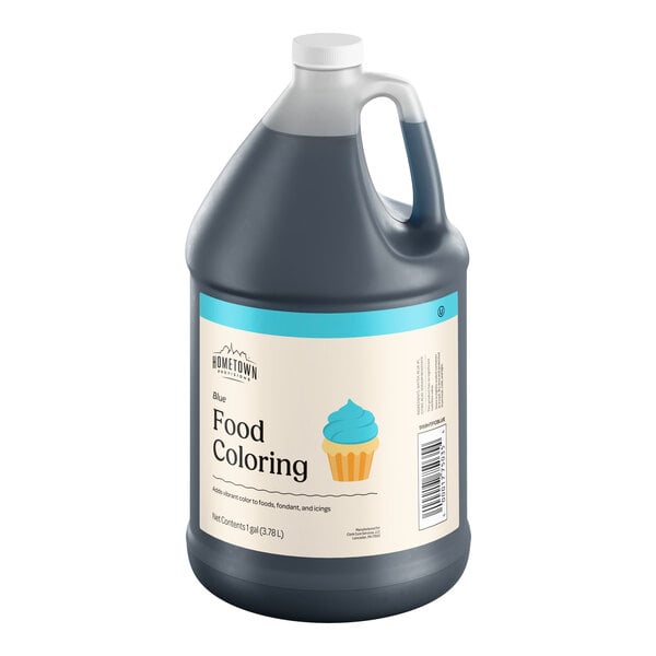 Hometown Provisions Blue Food Coloring 1 Gallon - 4/Case